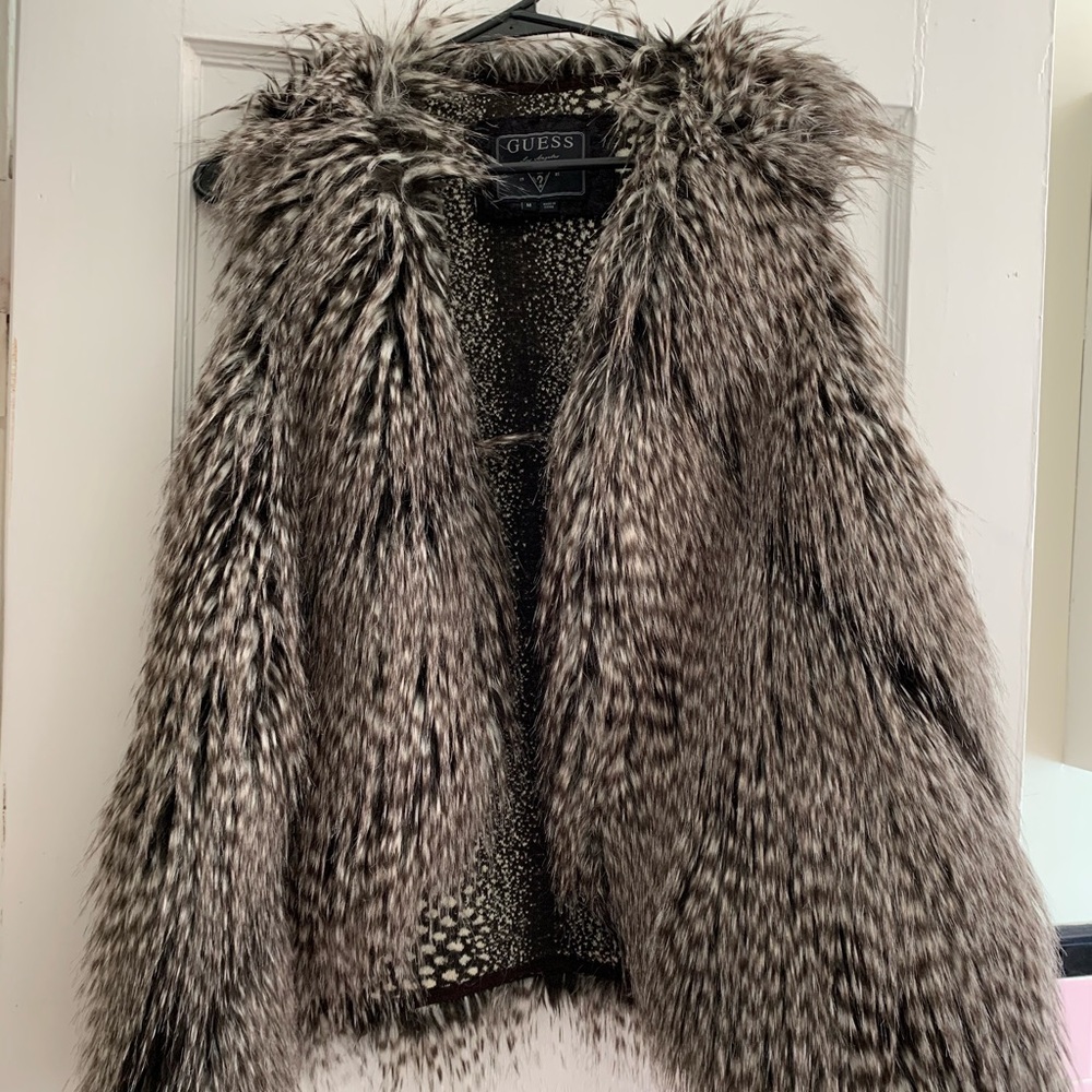 Guess Faux Fur Vest